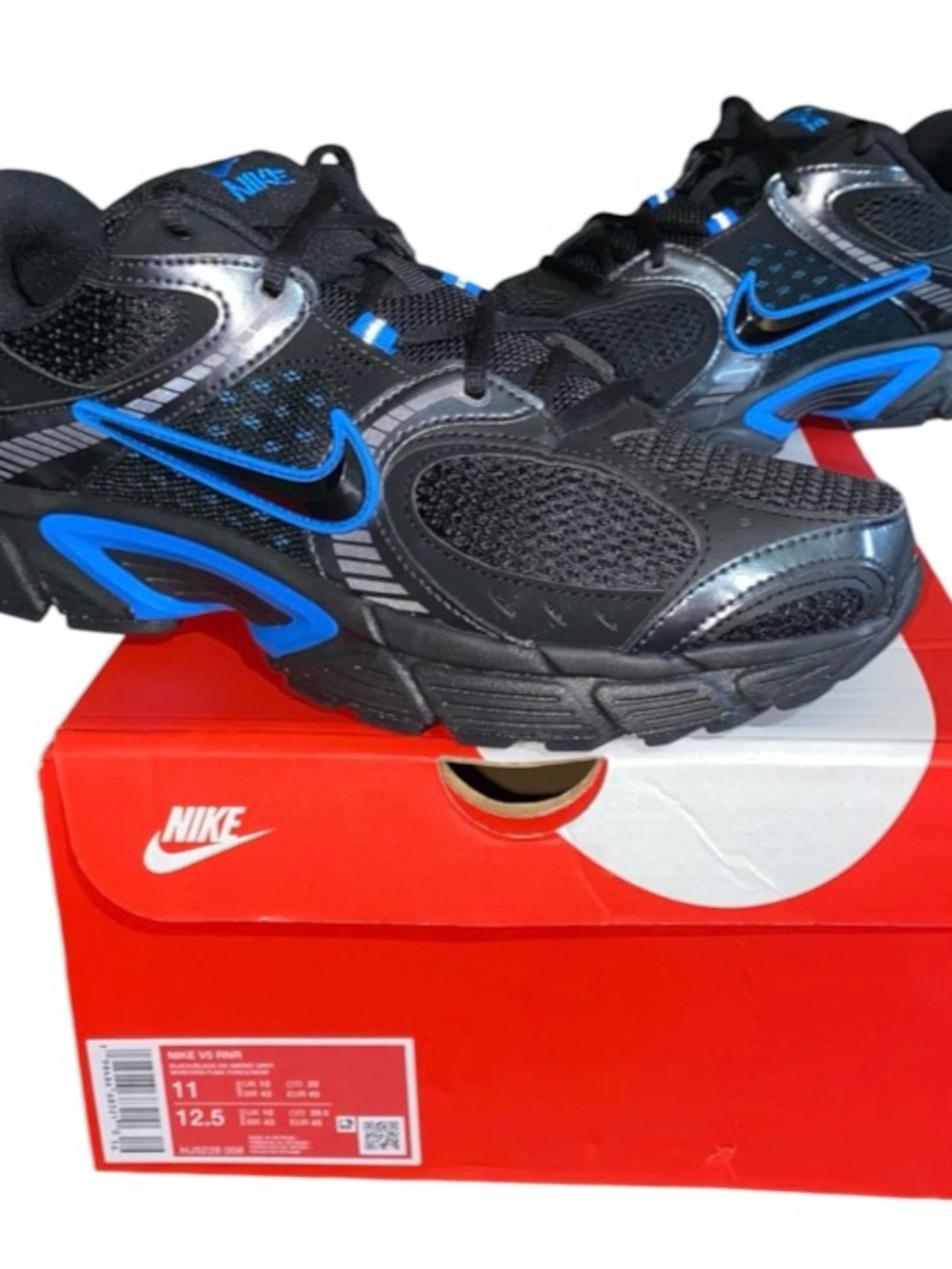 Nike V5 Rnr Mesh Running Black Blue HJ5228-008 Men's Size 11 With Box